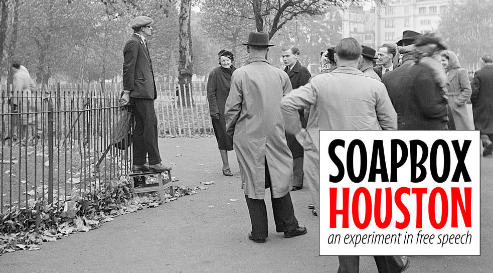 Read more about the article 2021: Soapbox Houston: An Experiment in Free Speech